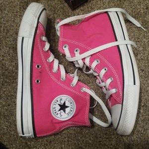 Pink High Converse